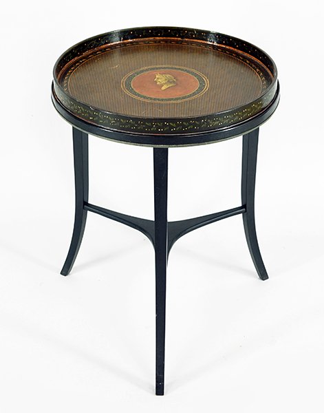 A Henry Clay Papier Mache Occasional Table. (1 of 1)
