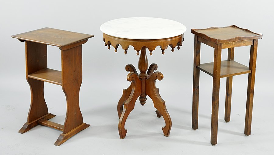 An Eastlake Style Marble Top Table. (1 of 1)