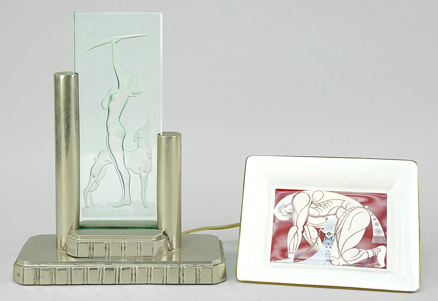 An Art Deco Style Table Lamp. (1 of 1)