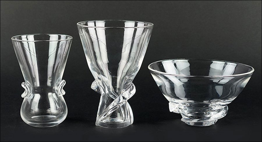 Two Steuben Glass Vases. (1 of 1)