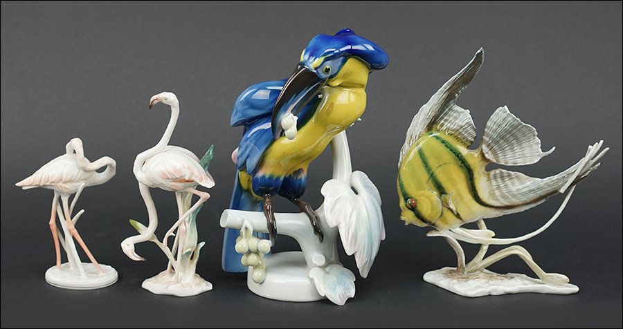 Four Rosenthal Porcelain Figures. (1 of 2)