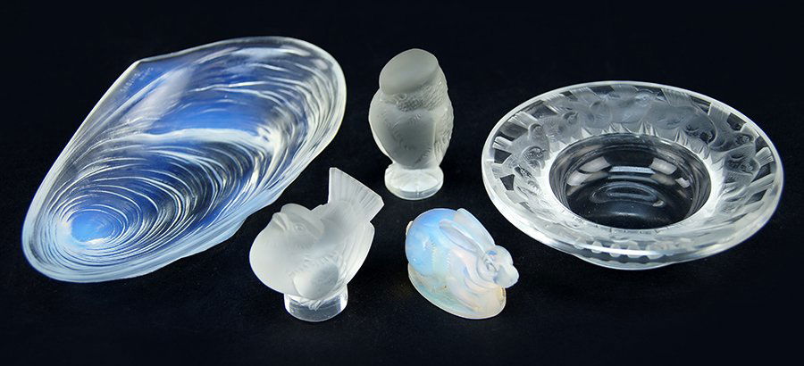 Two Lalique birds. (1 of 1)