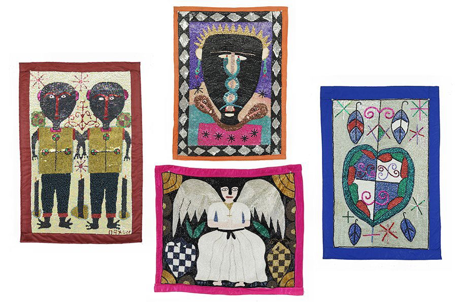 A Haitian Vodou Flag By Antoine Oleyant. (1 of 1)