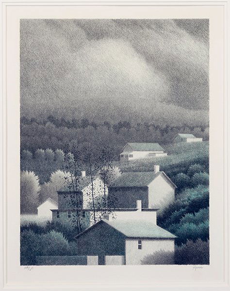 Robert Kipniss (American, B. 1931) Hillside. (1 of 1)