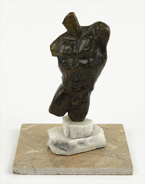 Artist Unknown (Contemporary) Male Torso. (1 of 1)