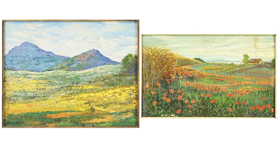 Artists Unknown (20th Century) Two Landscapes. (1 of 3)