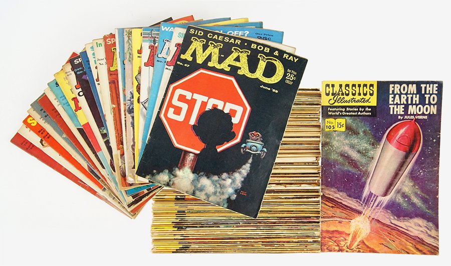 A Collection of Mad Magazines. (1 of 1)