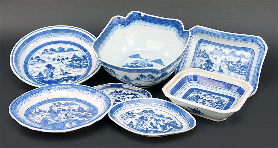 A Collection of Chinese Canton Serving Pieces. (1 of 1)