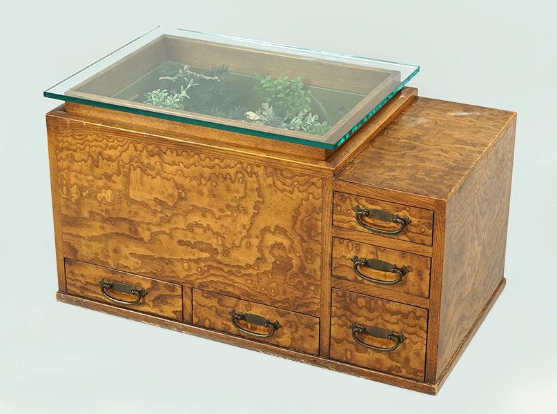 A 20th Century Korean Style Hibachi Table. (1 of 2)