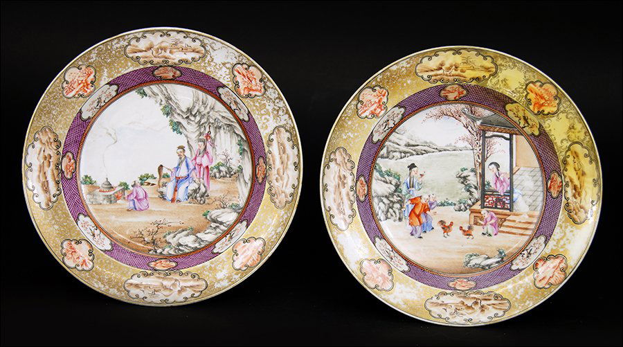 Two 18th Century Chinese Export Plates. (1 of 4)