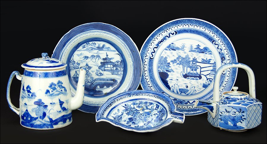 A Collection of Chinese Blue and White Porcelain. (1 of 1)