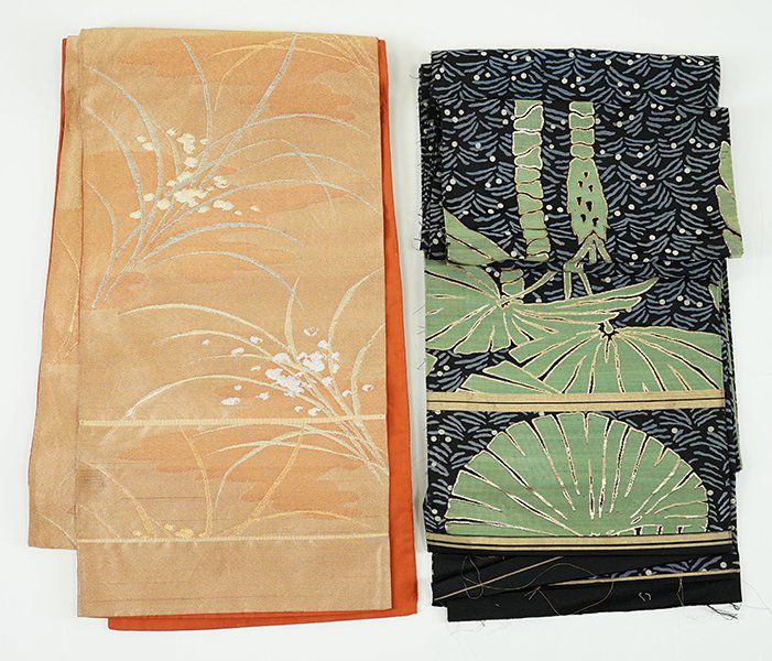 Two 20th Century Japanese Silk Obis. (1 of 1)