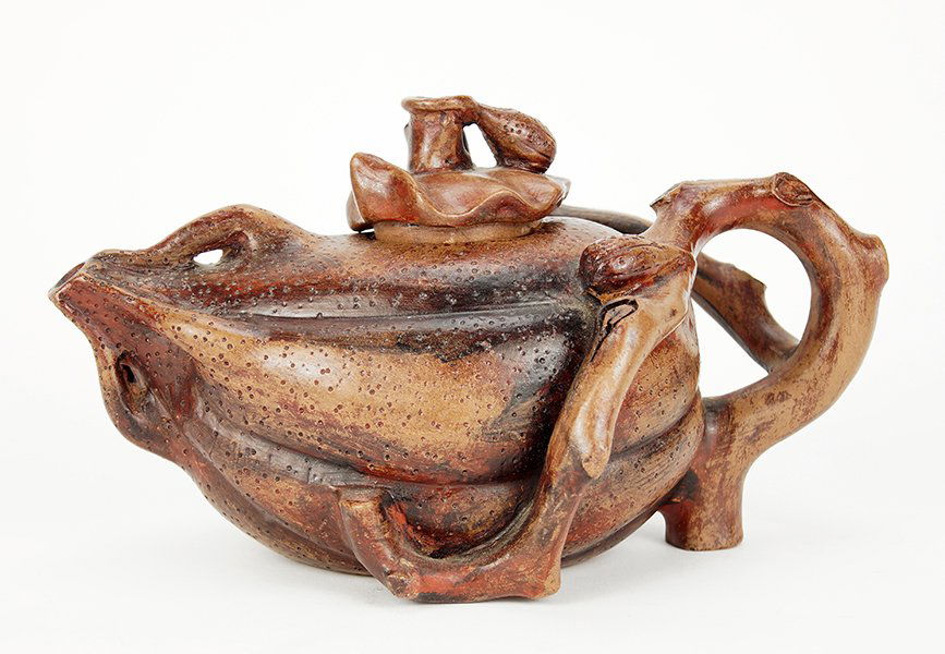 A Chinese Yixing Stoneware Teapot. (1 of 1)