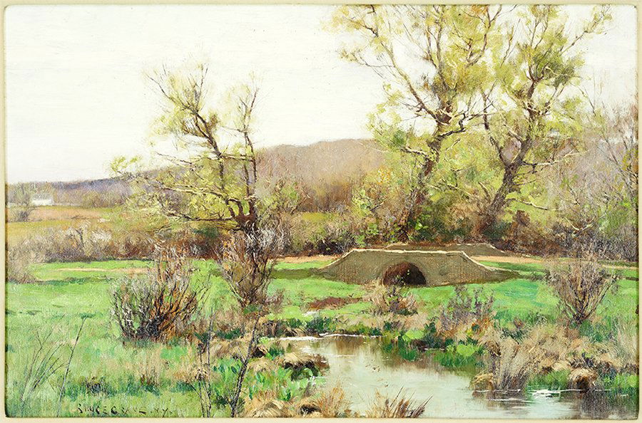 Bruce Crane (American, 1857-1937) First Days of Spring. (1 of 10)