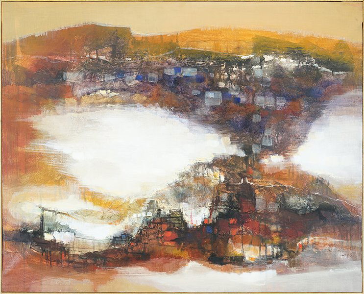 Max Gunther (Swiss, 1934-1974) Vers la Fin de Journee. (1 of 2)