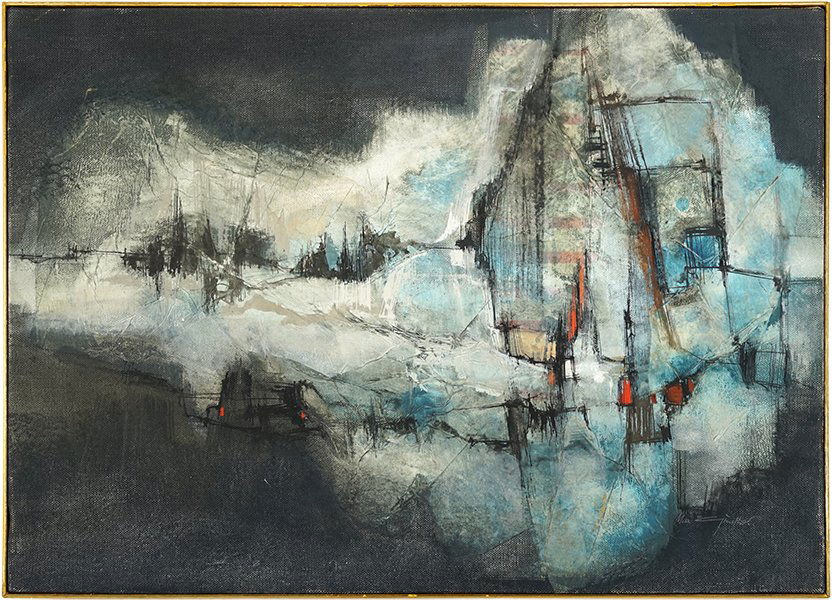 Max Gunther (Swiss, 1934-1974) Light Night. (1 of 2)