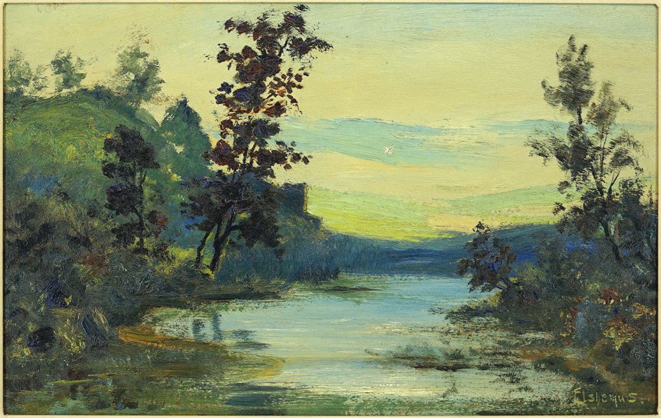 Louis Eilshemius (American, 1864-1941) Landscape. (1 of 3)
