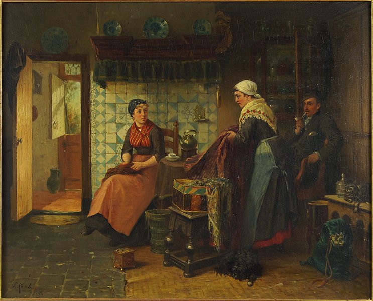Sipke Kool (Dutch, 1836 - 1902) Fries Interieur. (1 of 1)