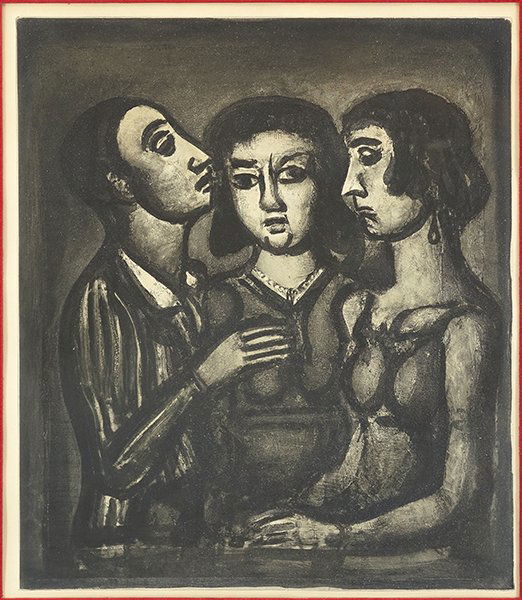 Georges Rouault (French, 1871-1958) Augures. (1 of 2)