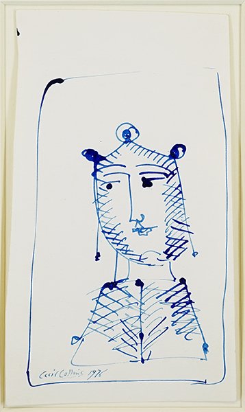 Cecil Collins (British, 1908-1989) Head of a Woman. (1 of 1)