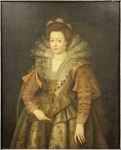British School (17th Century) Portrait of a Noblewoman. (1 of 10)