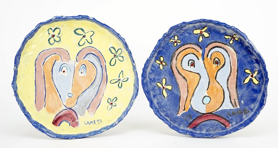 Matt Lamb (Irish/American, 1932 - 2012) Two Works. (1 of 1)