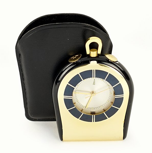 A Jaeger LeCoultre Travel Alarm Clock. (1 of 2)