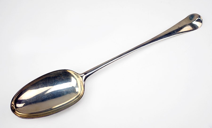 A George II Silver Stuffing Spoon. (1 of 2)