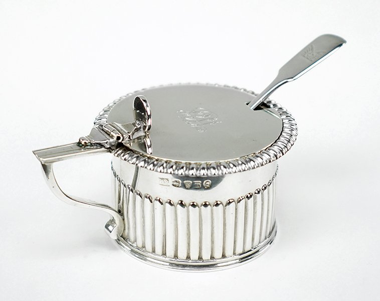A George III Silver Mustard Pot. (1 of 1)