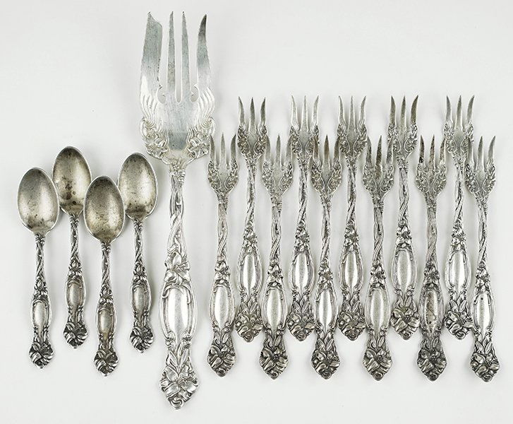 A Simpson Hall & Miller Partial Sterling Flatware (1 of 1)