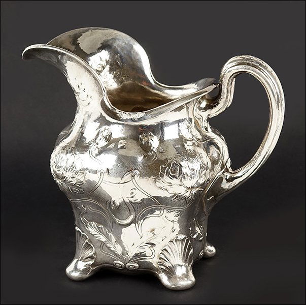 An American Sterling Silver Water Pitcher. (1 of 7)
