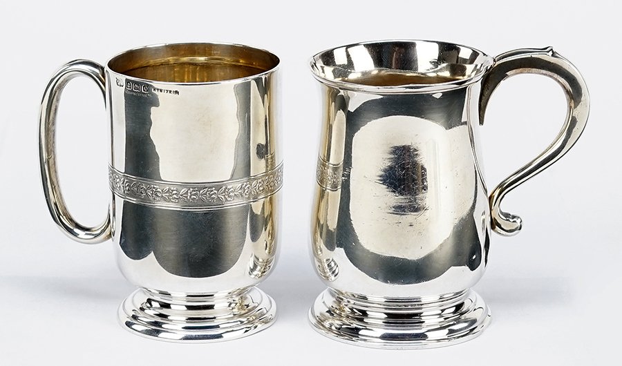 An English Mappin & Webb Silver Handled Cup. (1 of 1)