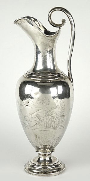 A Danish Peter Hertz Silver Pitcher. (1 of 1)