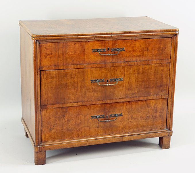 A Biedermeier Style Chest of Drawers. (1 of 1)