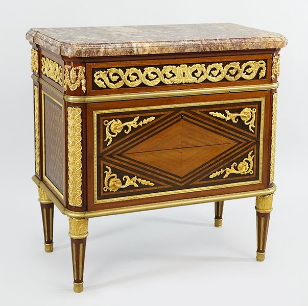 A French Marble Top Commode. (1 of 5)