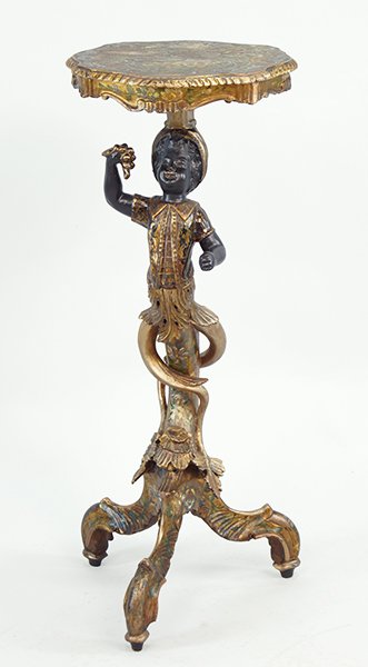 A Venetian Blackamoor Table. (1 of 5)