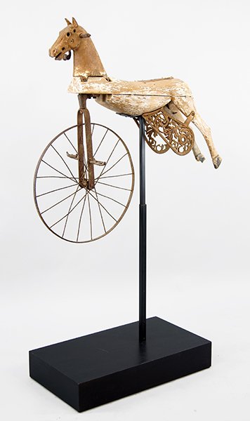 A 19th Century French Child's Horse. (1 of 2)