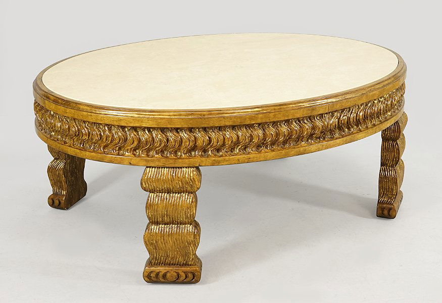 A Giltwood Cocktail Table. (1 of 1)