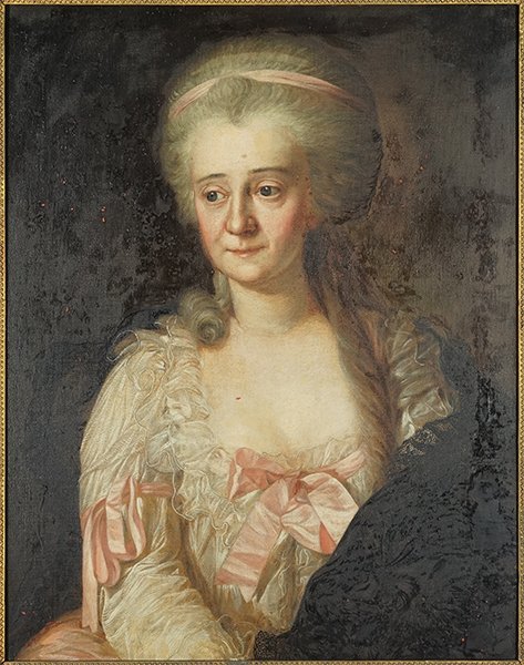 French School (18th Century) Portrait of a Lady in: French School (18th Century) Portrait of a Lady in Pink. Oil on canvas, unsigned 27" x 20.75" Frame: 31" x 25.75"