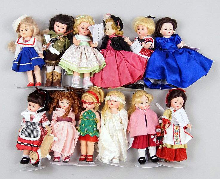 Group of Madame Alexander Dolls. (1 of 2)