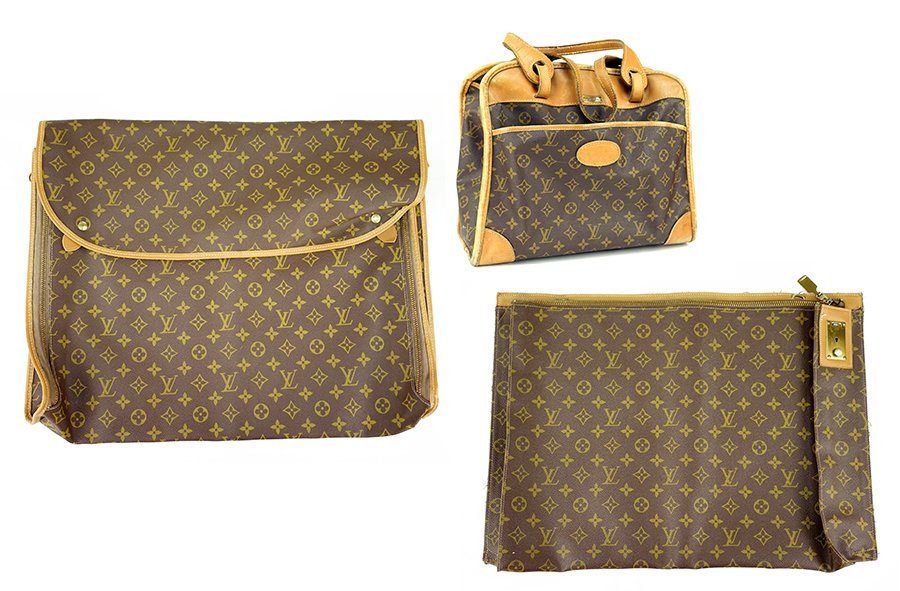 A Louis Vuitton Monogrammed Canvas and Leather Travel (1 of 2)