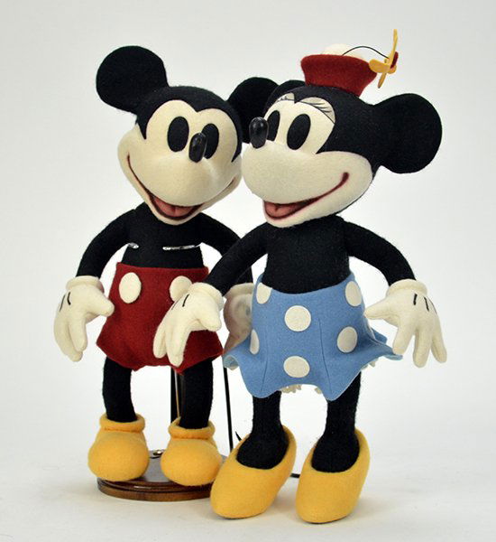 R. John Wright Mickey and Minnie Mouse. (1 of 1)