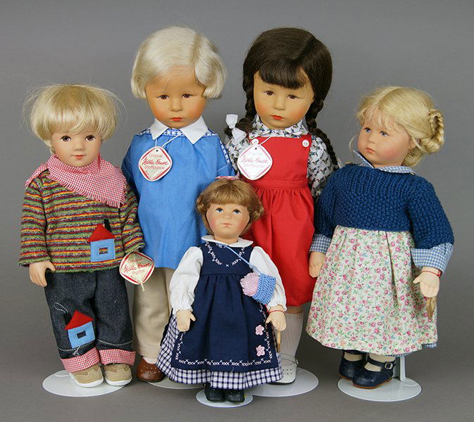 Group of Kathe Kruse Dolls. (1 of 1)