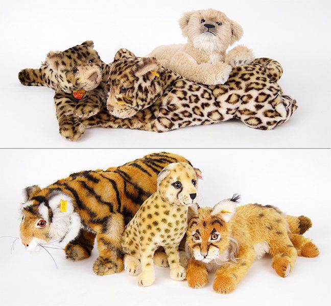 Group of Steiff Plush Animals. (1 of 1)