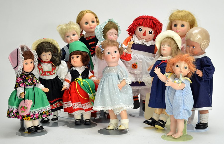 Group of Effanbee Dolls.: Group of Effanbee Dolls. Consisting of eighteen Effanbee and other dolls Height: 8"