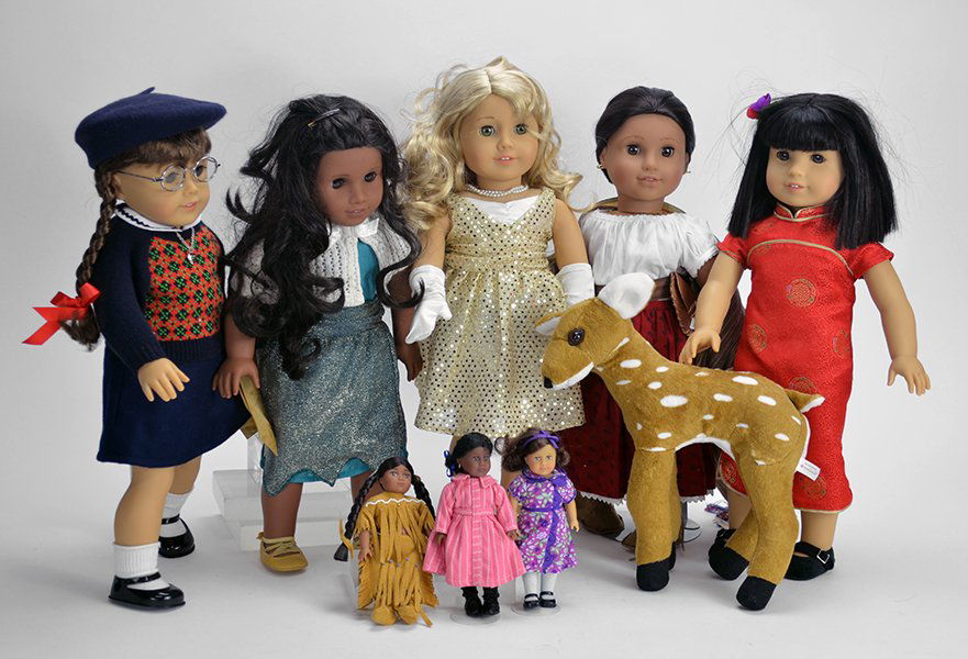 Group of American Girl Dolls. (1 of 1)