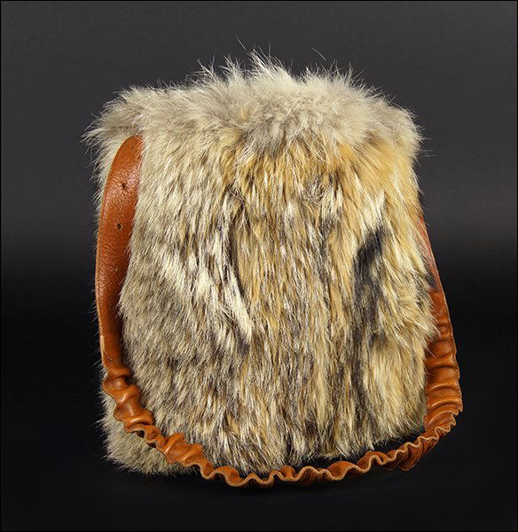A Gianni Versace Fox Fur Handbag. (1 of 1)