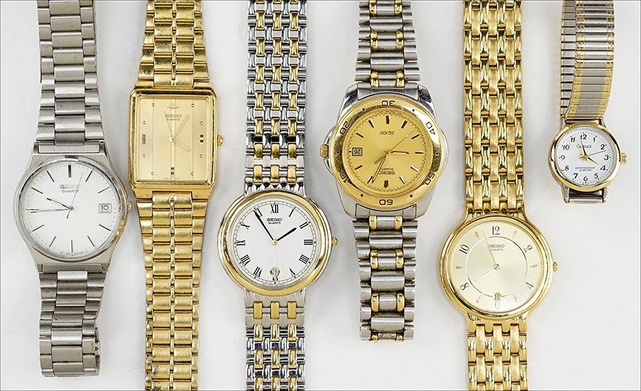 Five Men's Seiko Watches. (1 of 1)