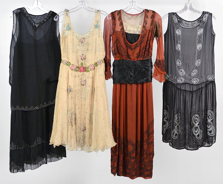 Four 1920s Dresses. (1 of 1)