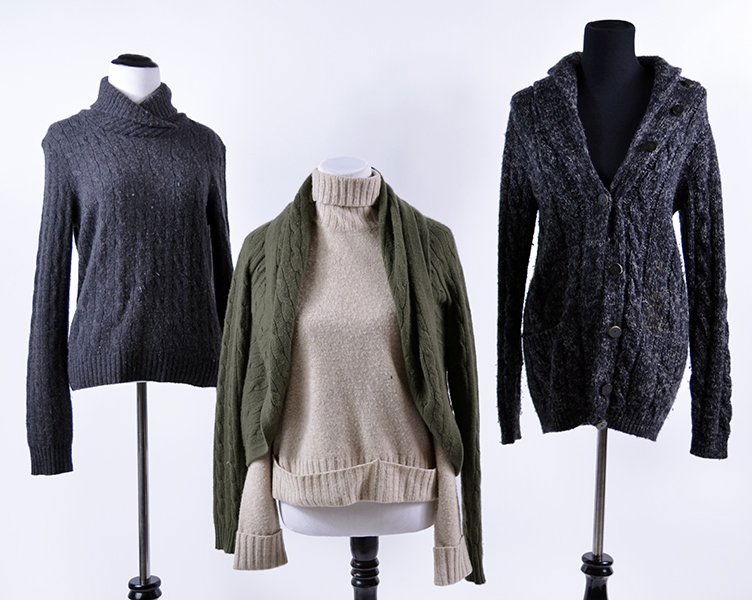 A Collection of Three Ralph Lauren Sweaters. (1 of 1)